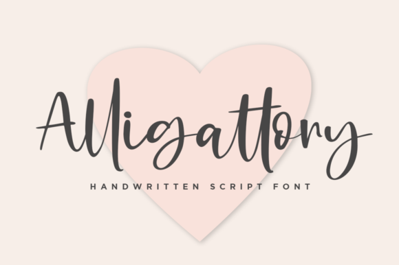 Alligattory Font: An Elegant Handwritten Typeface for Branding