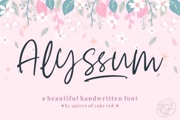 Alyssum Font Review: A Timeless Handwritten Typeface