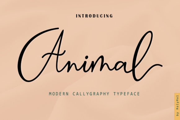 Animal Font: A Handwritten Typeface for Modern Brands