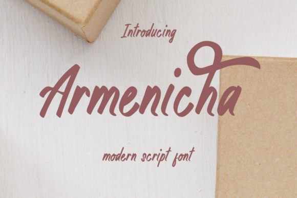 Armenicha Font Review: A Fresh Script for Modern Brands
