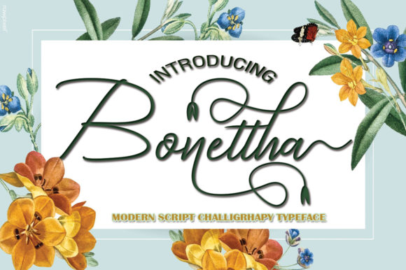 Bonettha: A Script Font for Modern Campaigns