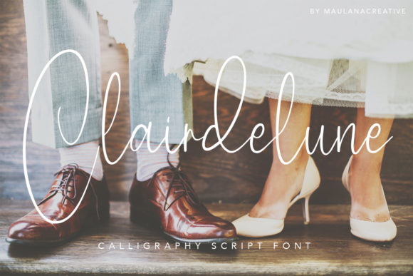 Clairdelune: A Refined Script Font for Editorial Design