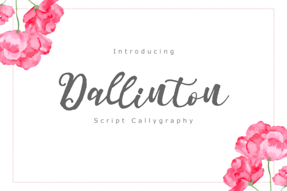 Dallinton: A Refined Handwritten Typeface for Modern Editorial Design