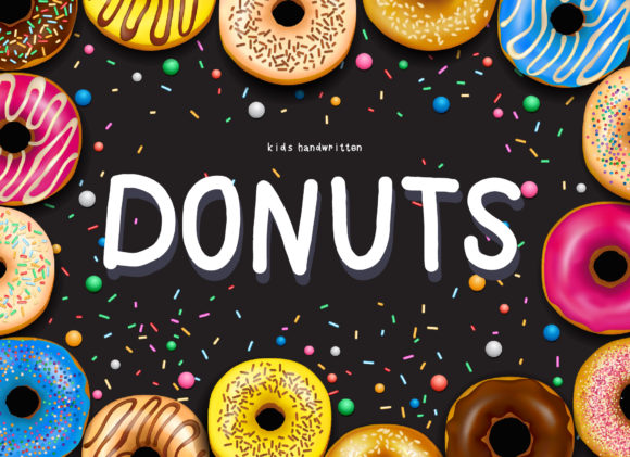 Donuts Font: A Sweet Typeface for Branding