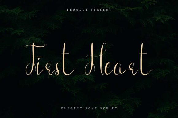 First Heart: A Script Font for Elegant Web Design