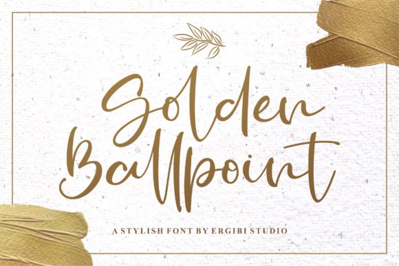 Golden Ballpoint Font: A Designer’s Real-World Review