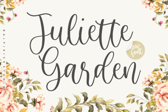 Juliette Garden: A Handwritten Font for Branding