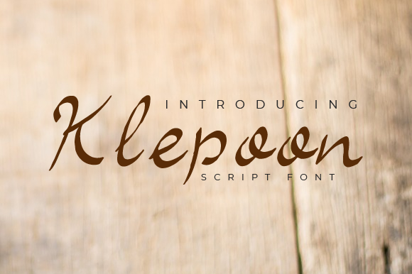 Klepoon: The Script Font for Modern Branding