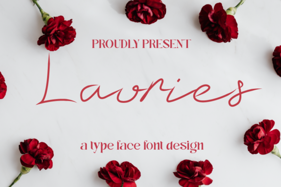 Lauries: A Handwritten Font for Modern Editorial Design