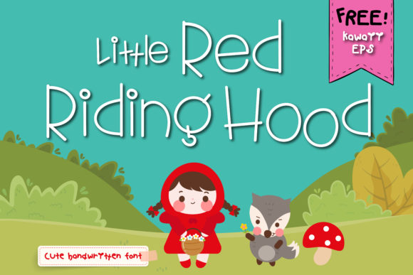 Little Red Riding Hood: A Handwritten Typeface for Editorial Charm