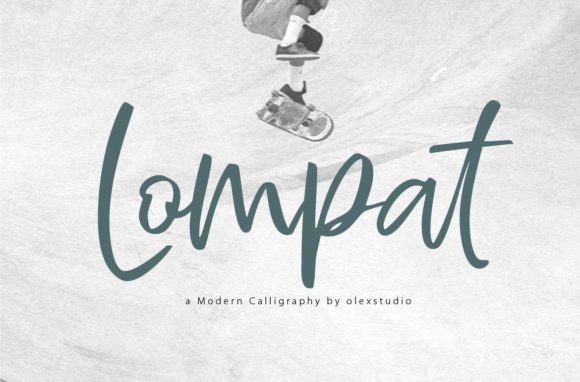 Lompat Typeface: A Relaxed Script for Editorial Design