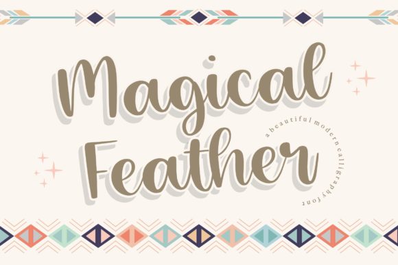 Magical Feather Font for Elegant Branding