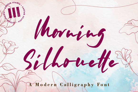 Morning Silhouette: A Handwritten Font for Makers
