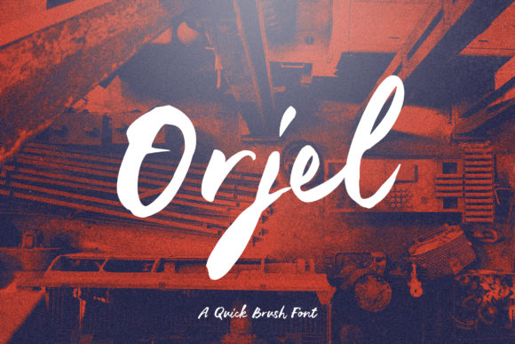 Orjel: A Handwritten Font for Modern Editorial Design