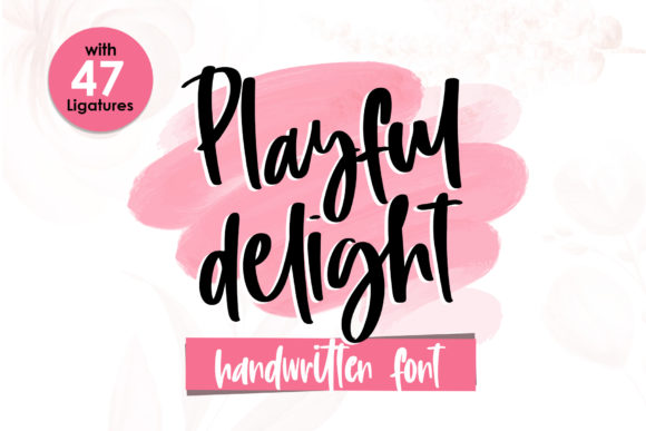 Playful Delight: A Handwritten Font for Joyful Branding