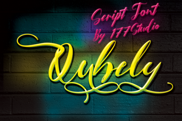 Qubely Typeface: Elegant Script for Editorial Design