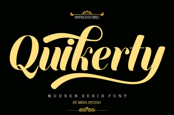 Quikerty Font: A Designer’s Take on Modern Script