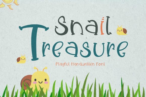 Snail Treasure: A Friendly Handwritten Font for Editors