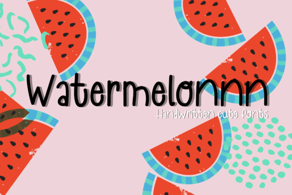 Watermelonnn Font: A Friendly Typeface for Web Design